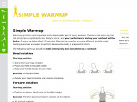 simplewarmup.com