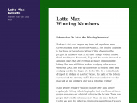 Lottomaxresults.wordpress.com
