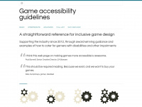 Gameaccessibilityguidelines.com