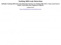 Nottinghillleakdetection.londonleakdetection.net