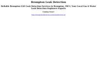 Bromptonleakdetection.londonleakdetection.net
