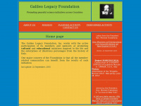 Galileolegacyfoundation.org