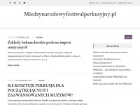 miedzynarodowyfestiwalperkusyjny.pl