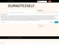 Ournote2self.wordpress.com